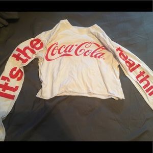 Coca Cola cropped long sleeve